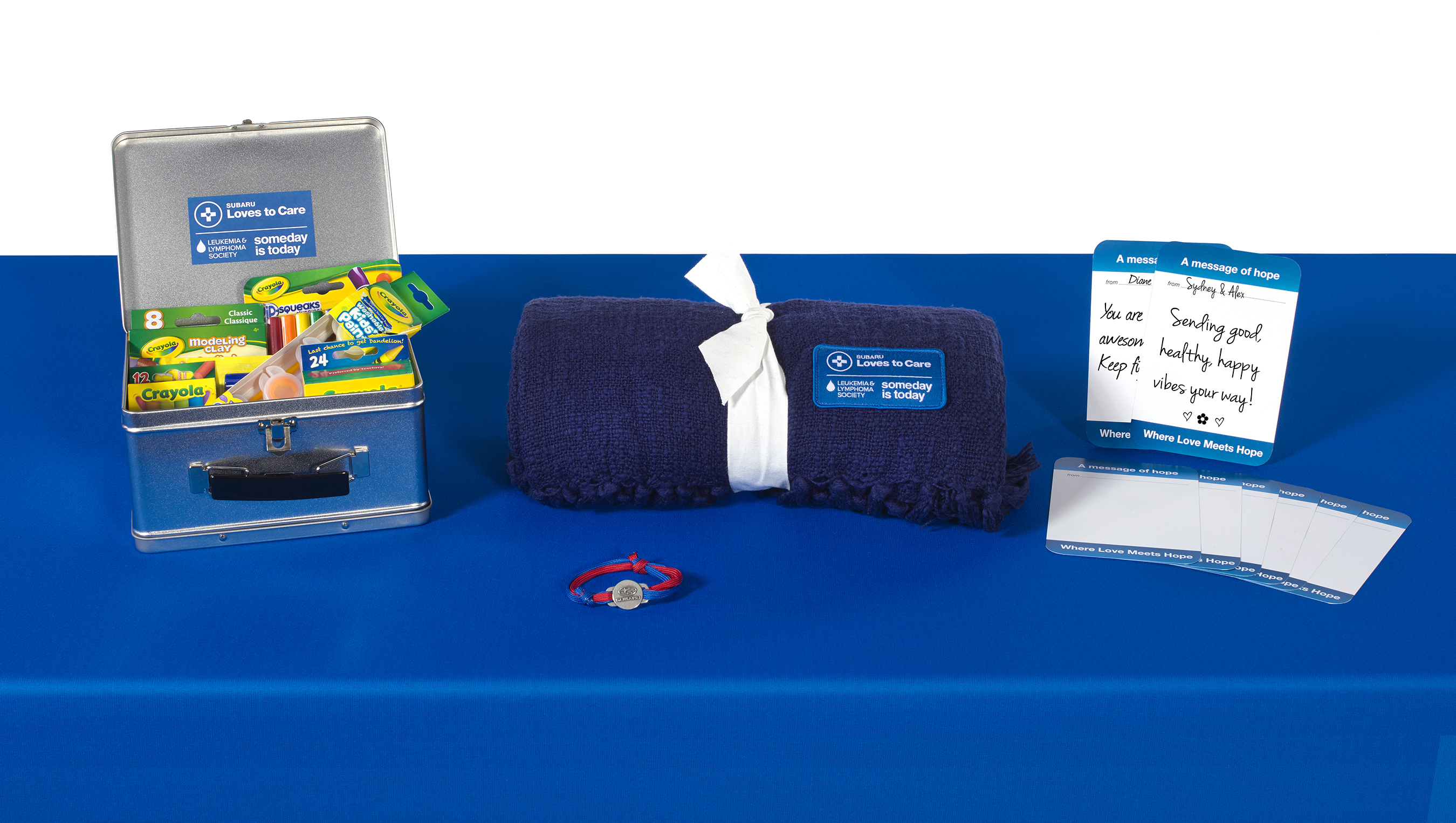 In June, LLS and participating Subaru retailers will provide blankets, messages of hope, and arts and crafts kits to cancer patients across the U.S.