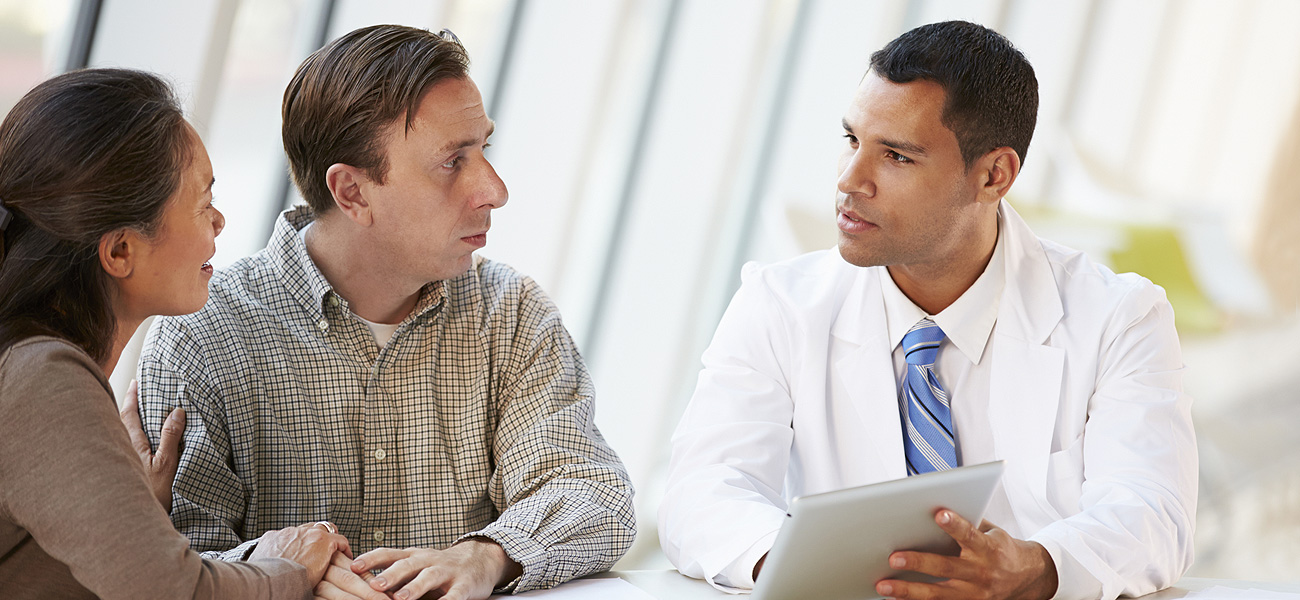 image of patient speaking with a specialist